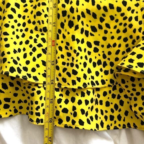 NWT Topshop Leopard Print Ruffle Mini Skirt - Picture 8 of 9
